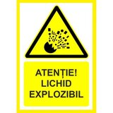 Placuta atentie la lichid explozibil